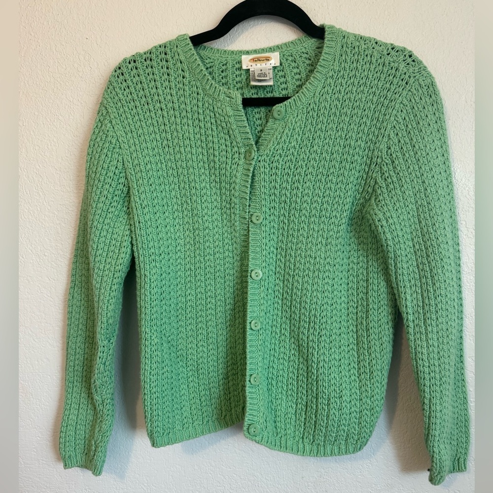 Talbots petite knit cardigan sweater